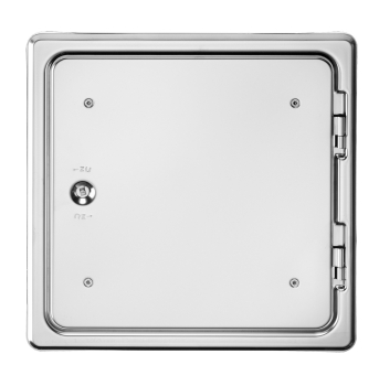 Kamintür Edelstahl Einbaumaß 30 x 30 cm, Upmann 10163